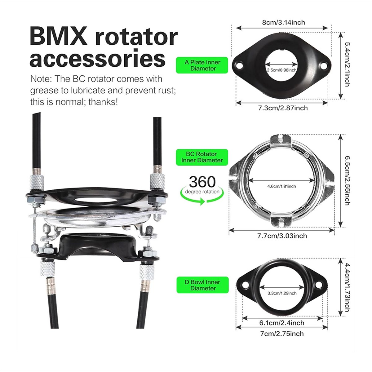 Câbles de frein gyroscopique A - Brake Rotor avis et prix
